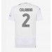 AC Milan Davide Calabria #2 Voetbalkleding Uitshirt Dames 2023-24 Korte Mouwen